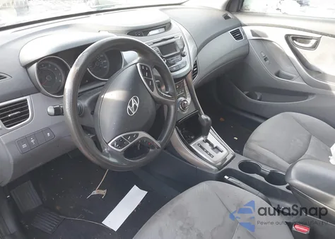 2013 Hyundai Elantra Gls from USA, damaged, VIN KMHDH4AE1DU891910